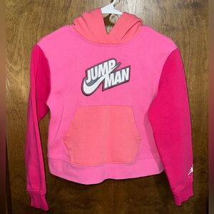 Jordan Pink Jump Man Hoodie